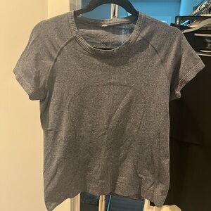 Lululemon Gray Short Sleeve Swiftly